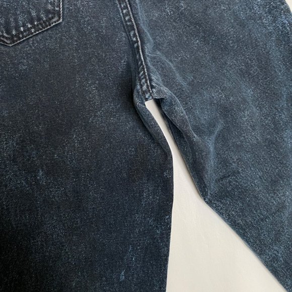 Vintage L.A. Blues Jeans High Rise 100% Cotton Black/Blue Wash Mom Relaxed Sz 10 - Picture 8 of 10